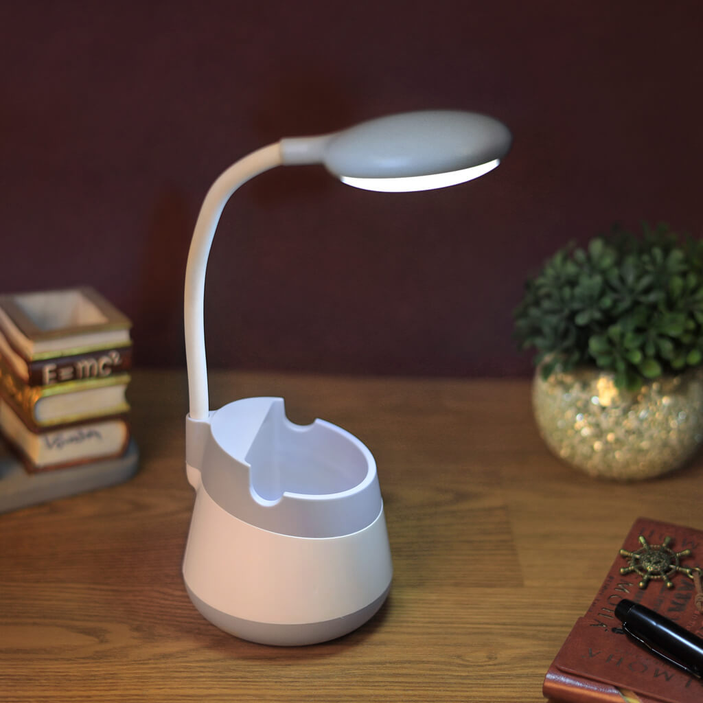 Work Table Lamp with Pen Stand