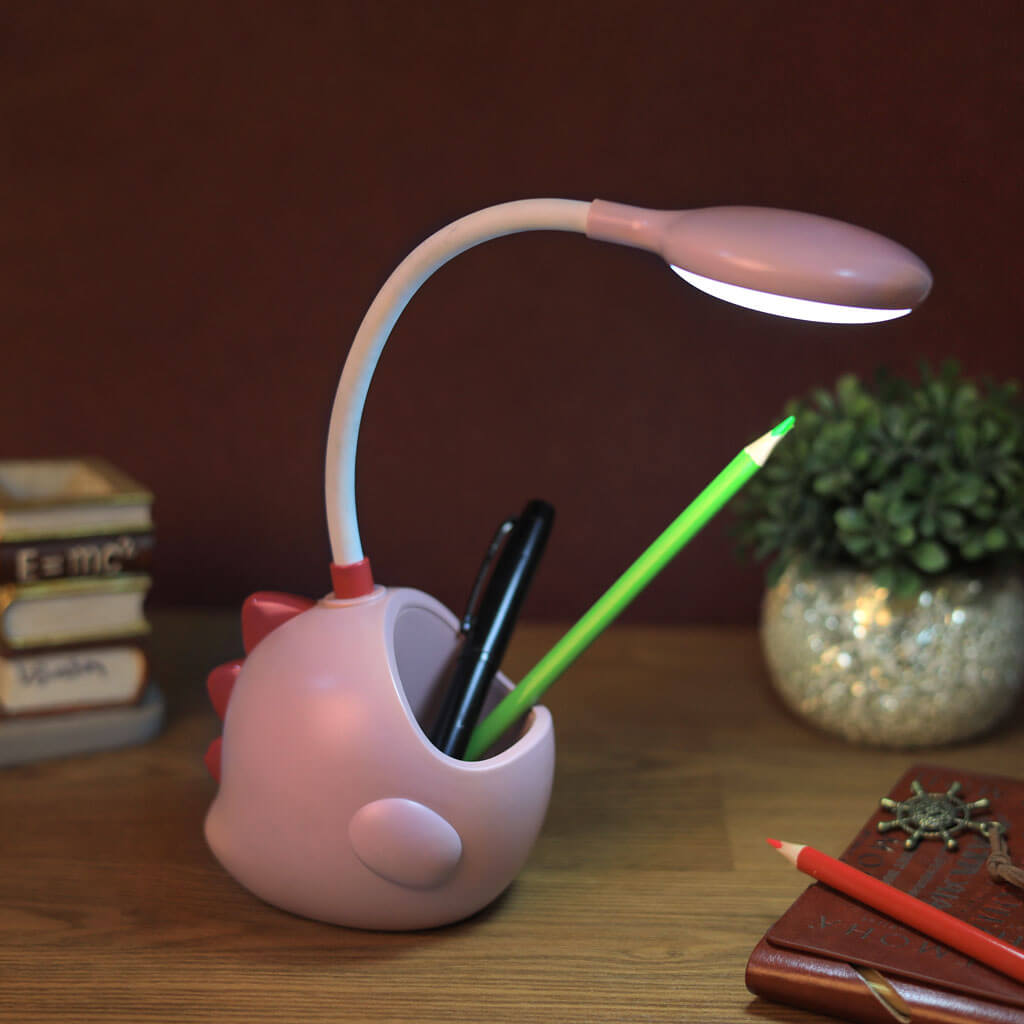 Dino Lamp With Pen Stand