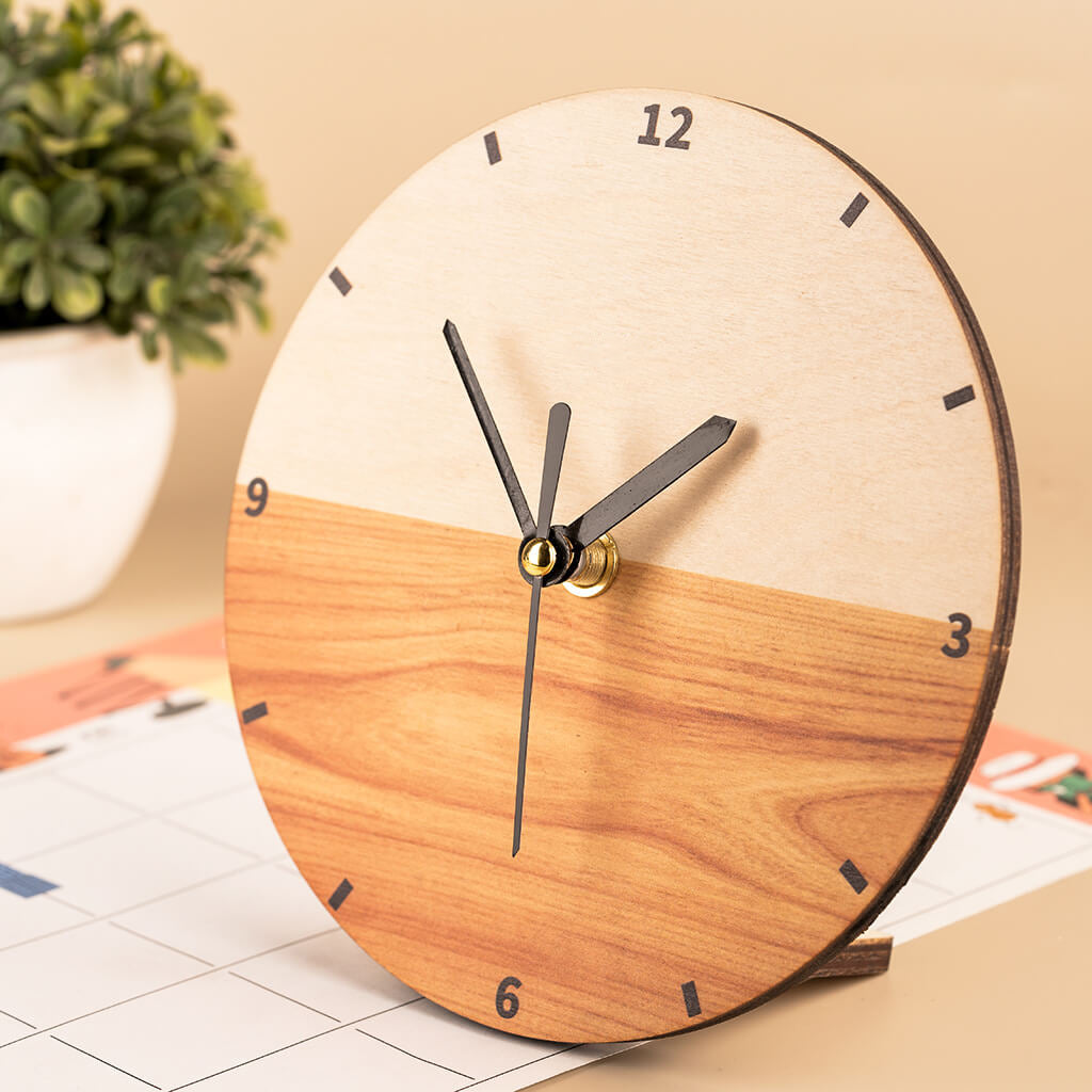 Desk Wooden Clock