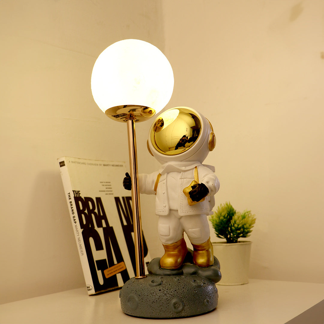 Astronaut Moon Lamp