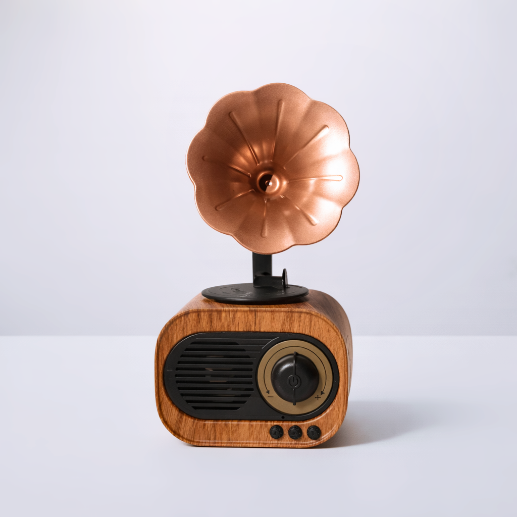 Vintage Gramophone Bluetooth Speaker