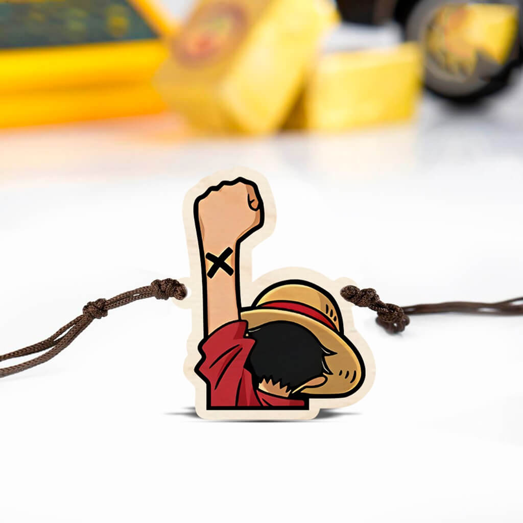 Monkey D. Luffy Wooden Rakhi