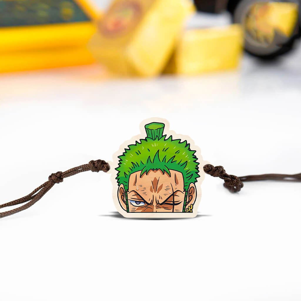 Roronoa Zoro Wooden Rakhi