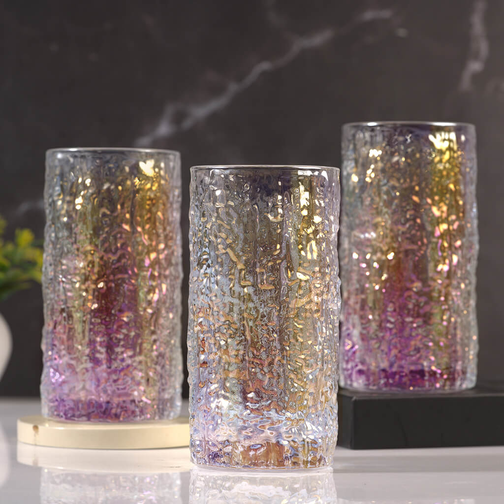 Holographic Bark Glasses - Set of 3