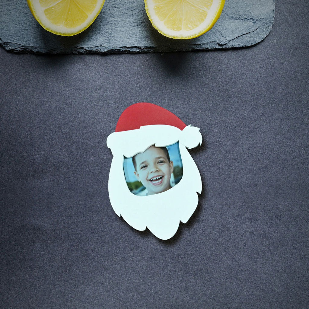 Santa Face Photo Fridge Magnets