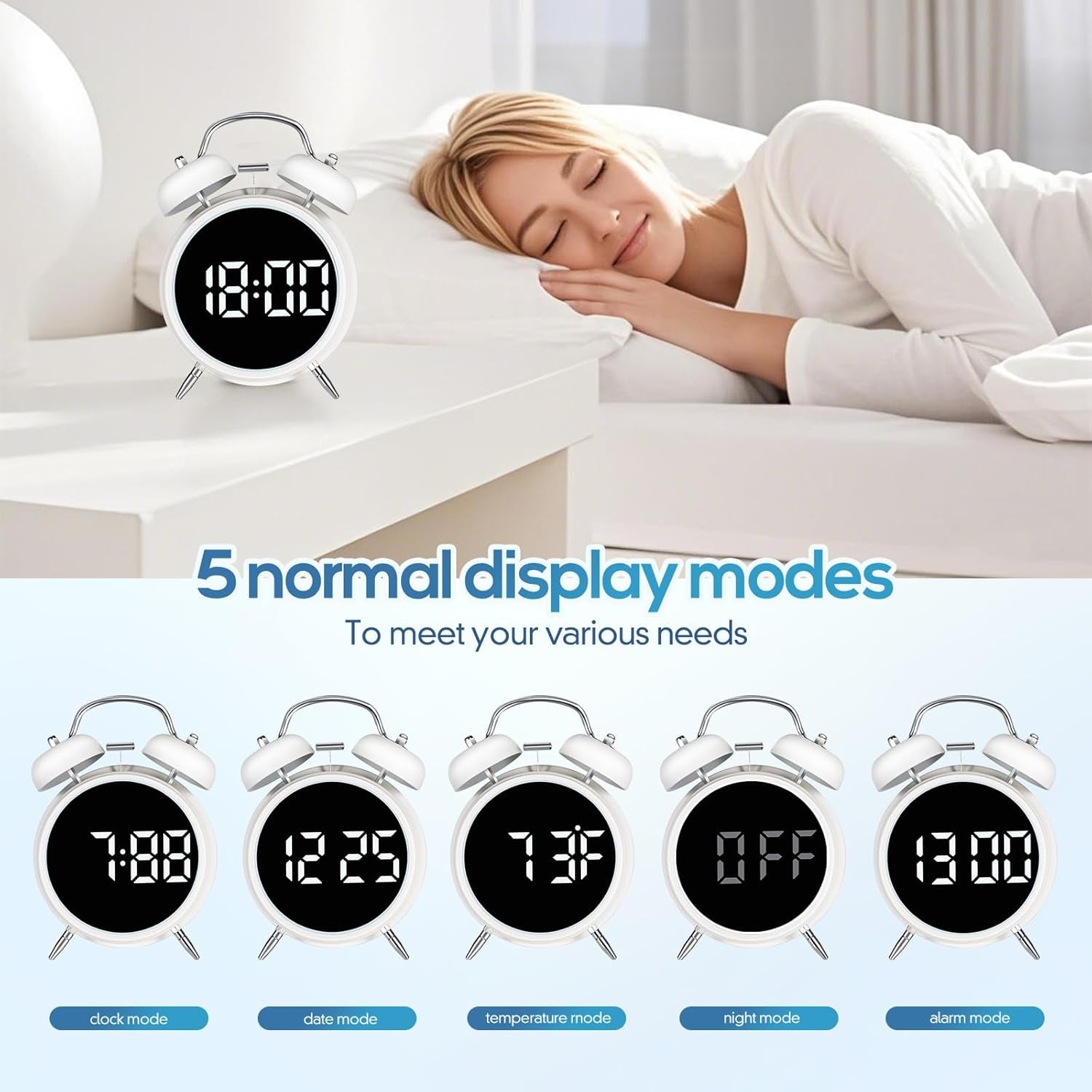 WakeMate Digital Alarm Clock