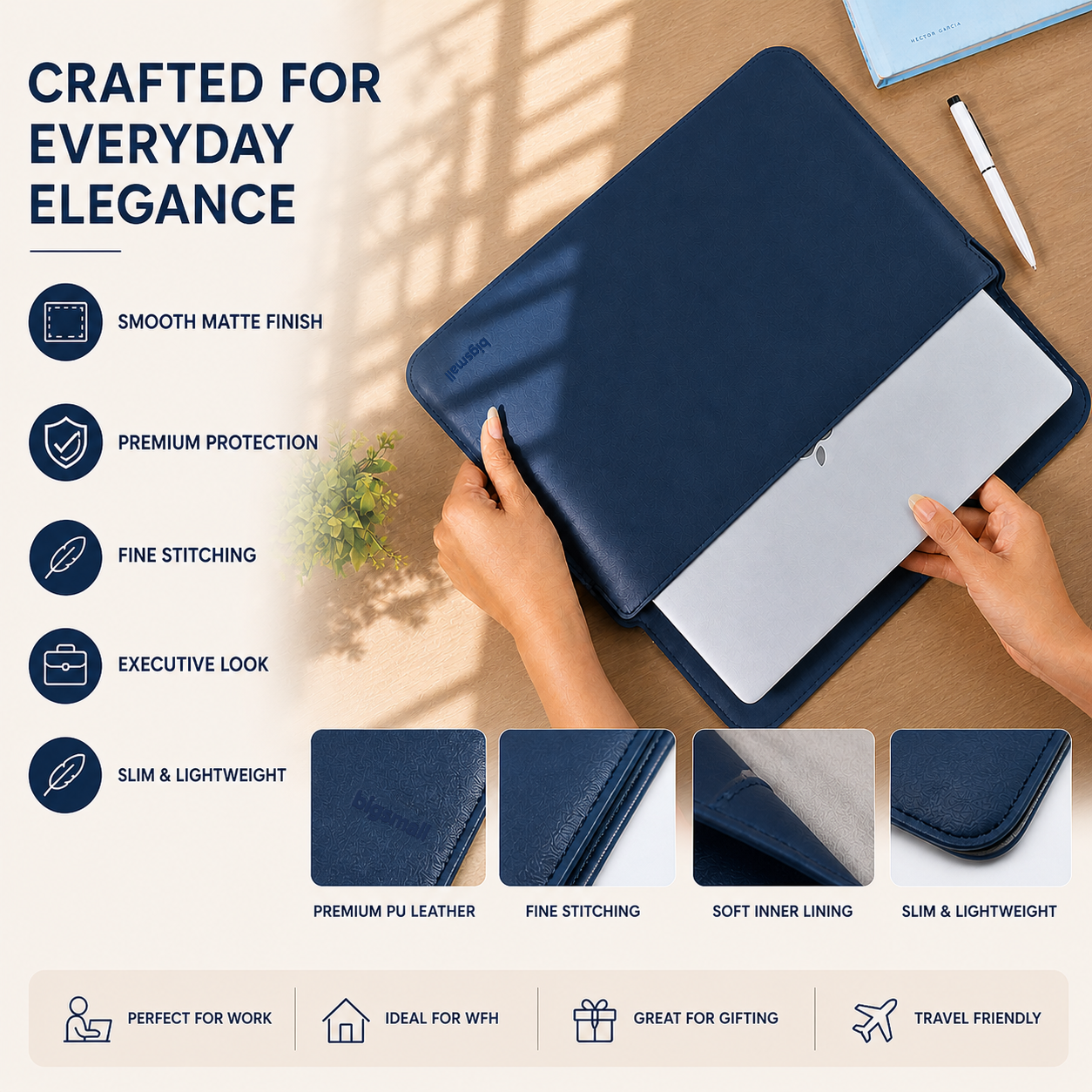 Elevate Pro - Laptop Sleeve with Magnetic Stand