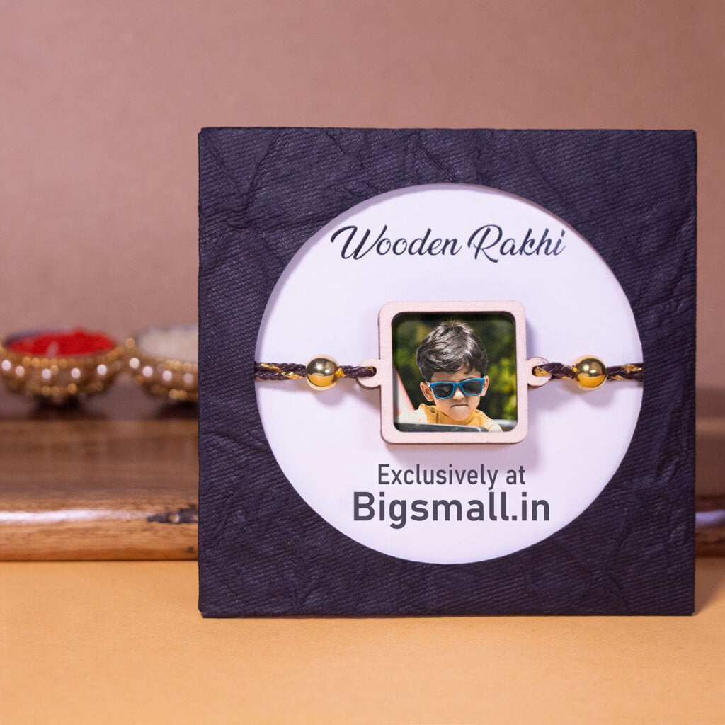 Personalized Printed Photo Rakhi With Magnet