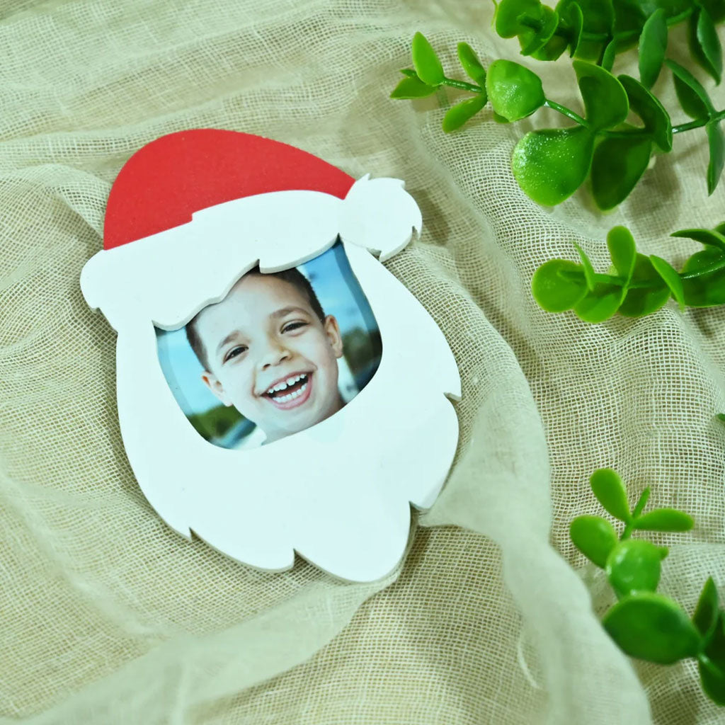 Santa Face Photo Fridge Magnets