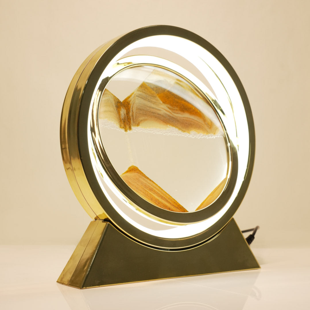 Rotating Sandscape Decorative Lamp