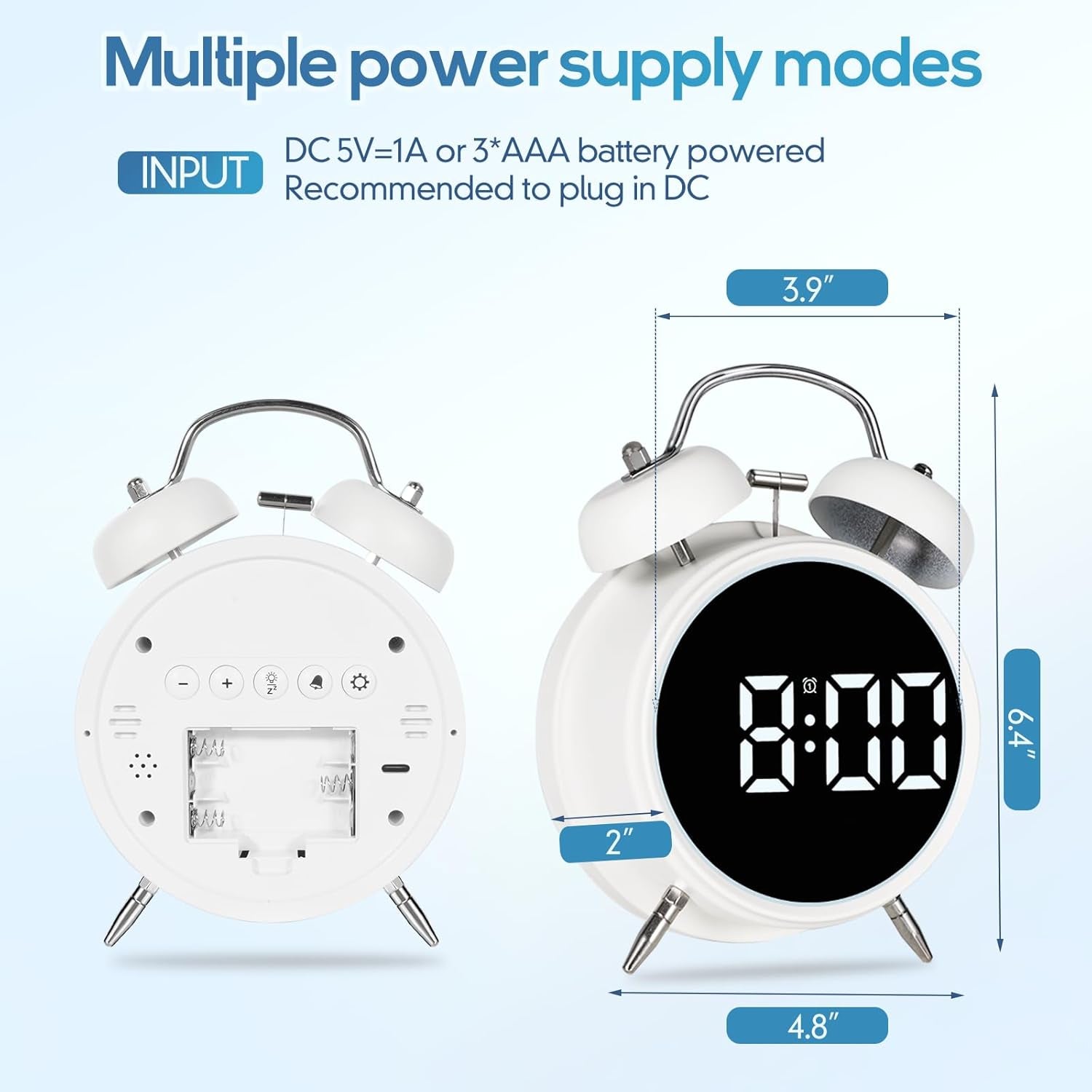 WakeMate Digital Alarm Clock