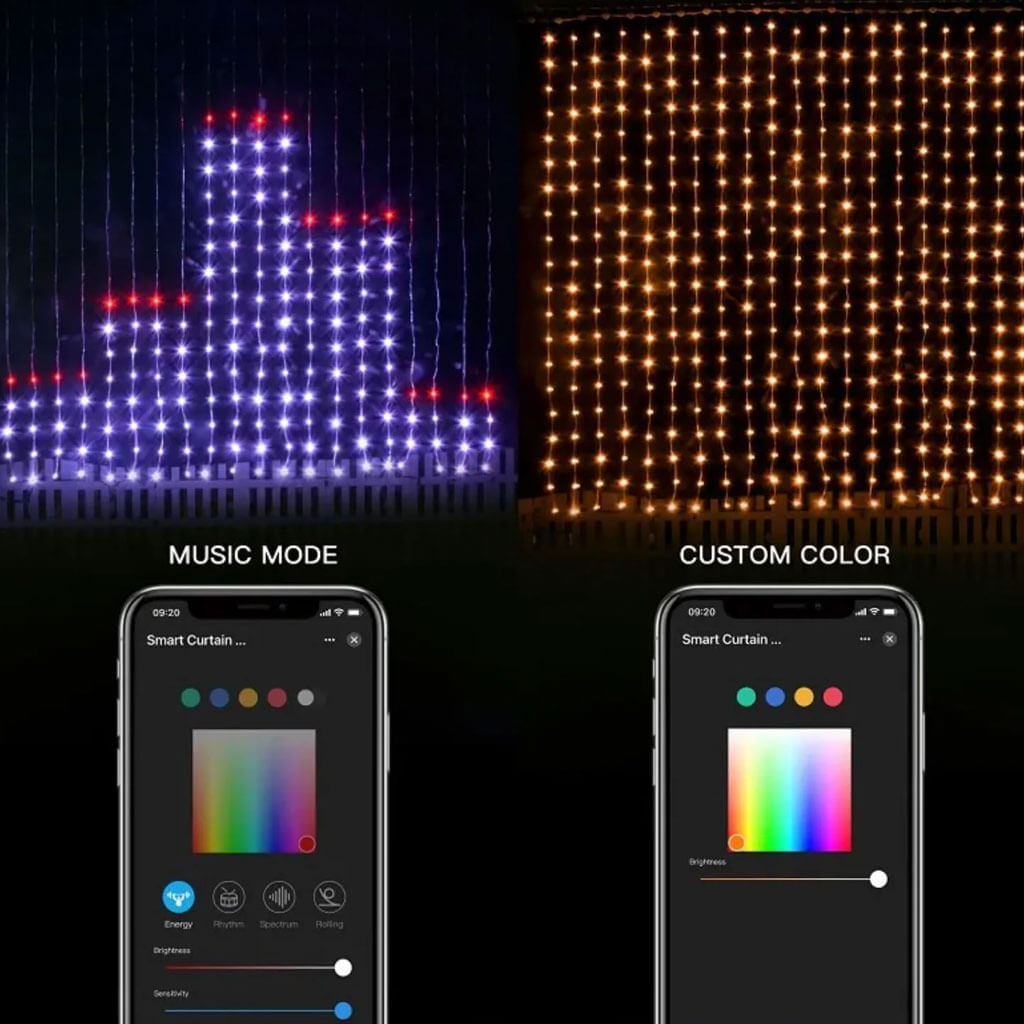 Smart LED Curtain Lights
