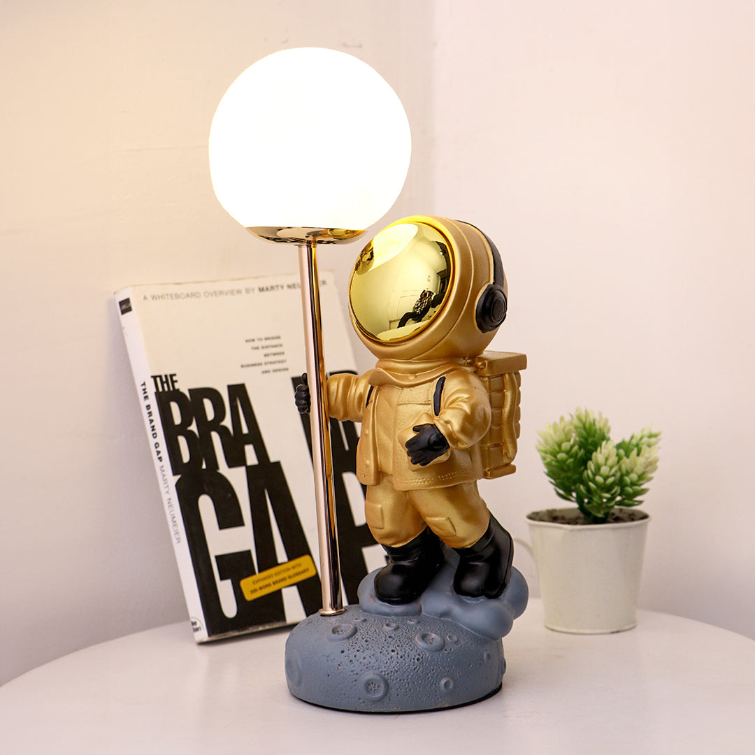 Astronaut Moon Lamp