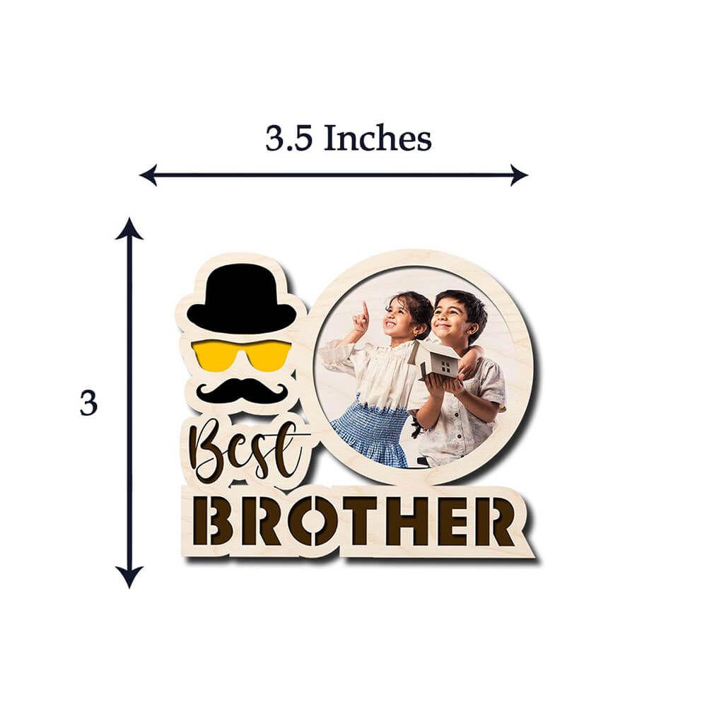 Personalized Best Brother Fridge Magnet
