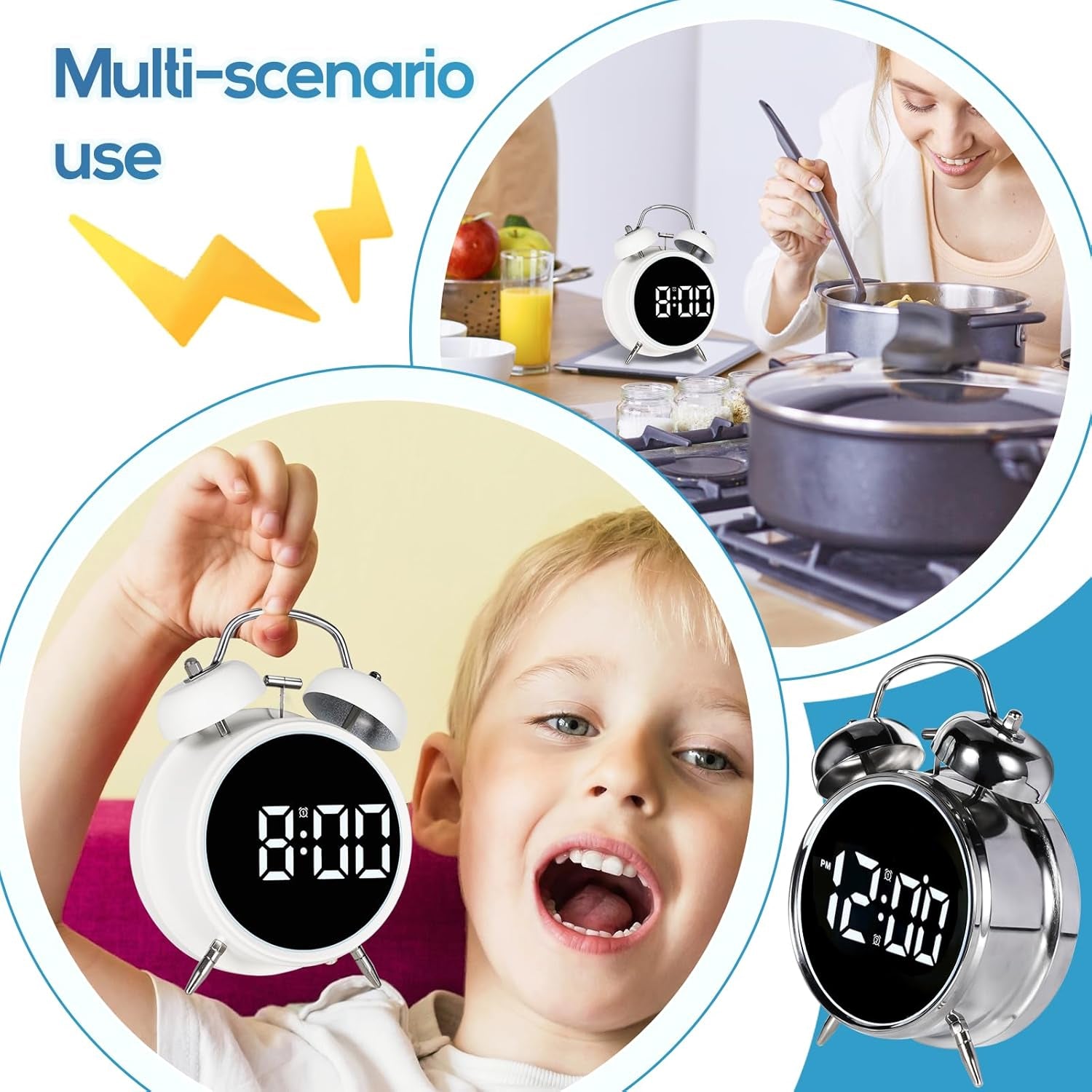 WakeMate Digital Alarm Clock
