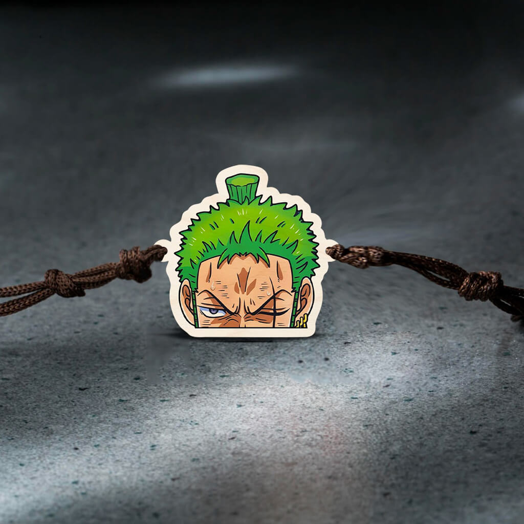 Roronoa Zoro Wooden Rakhi