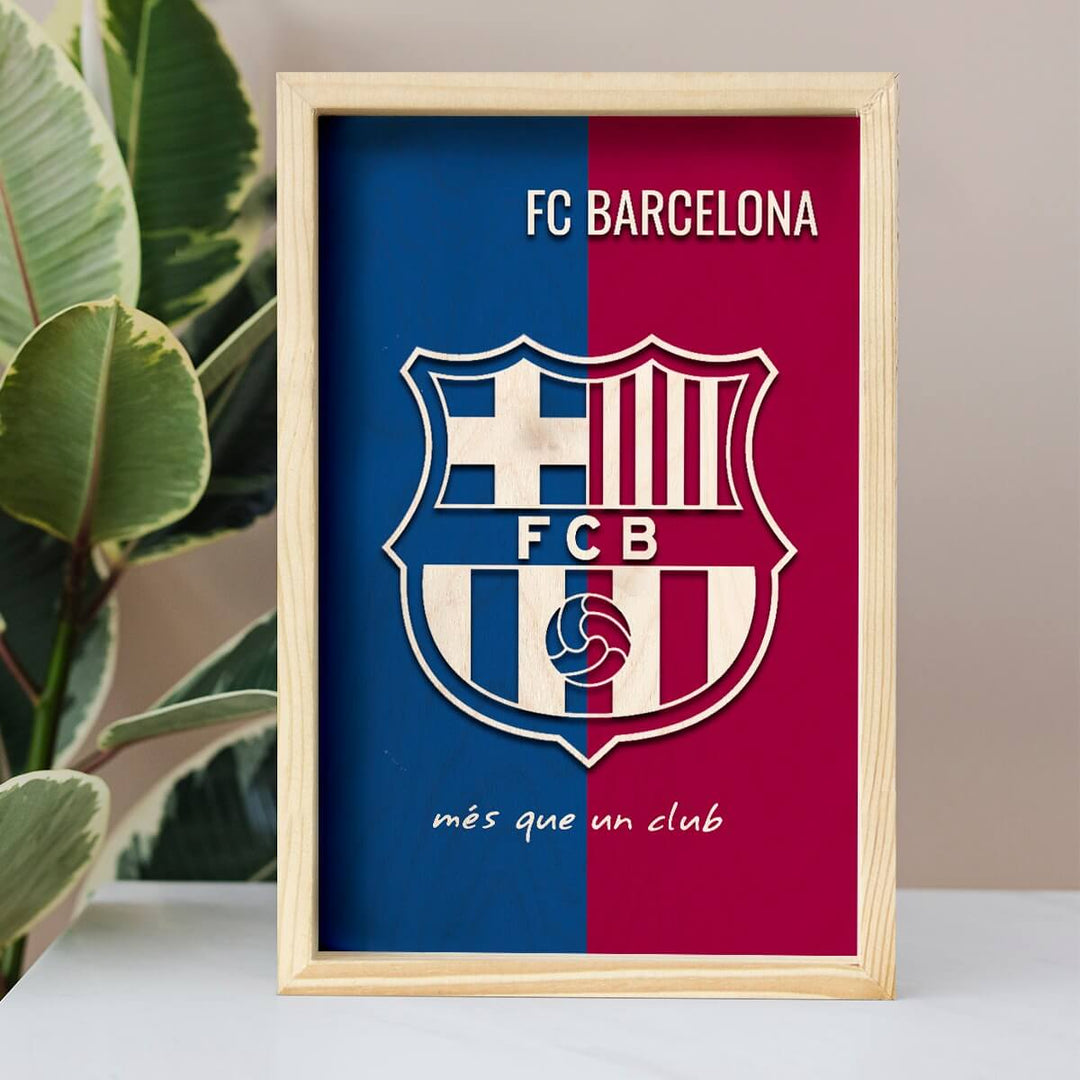 FC Barcelona Wooden Wall Art