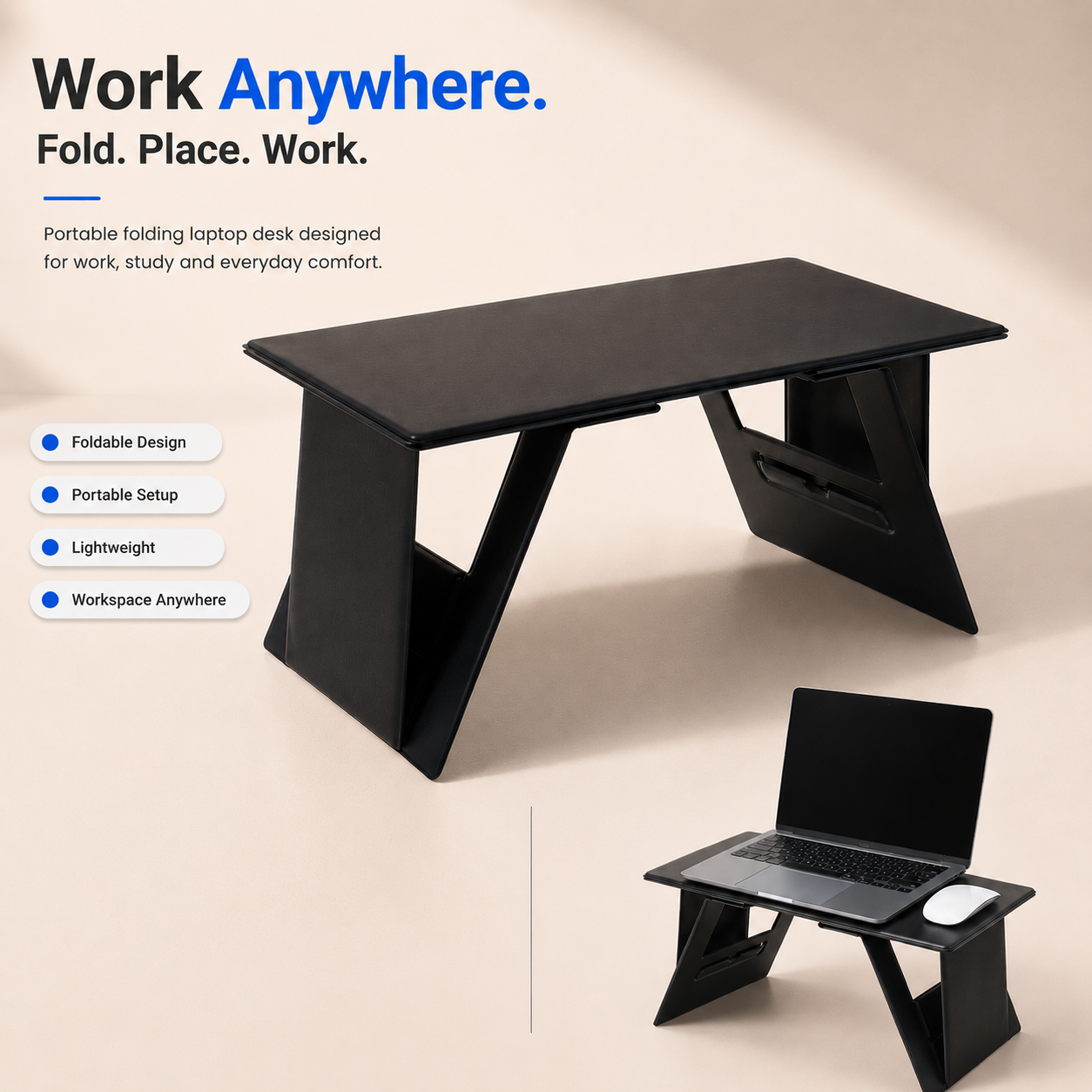 Foldable Laptop Desk