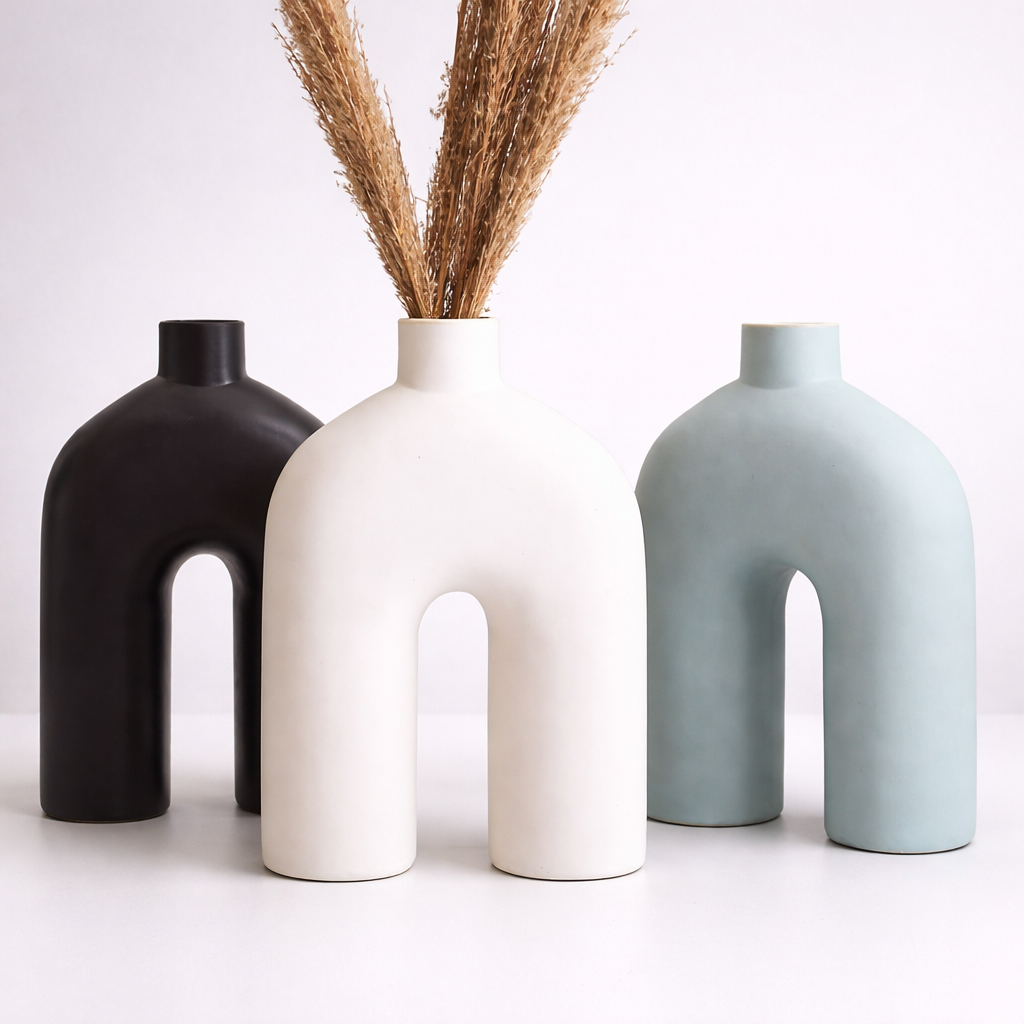 Minimal Ceramic Decorative Vase