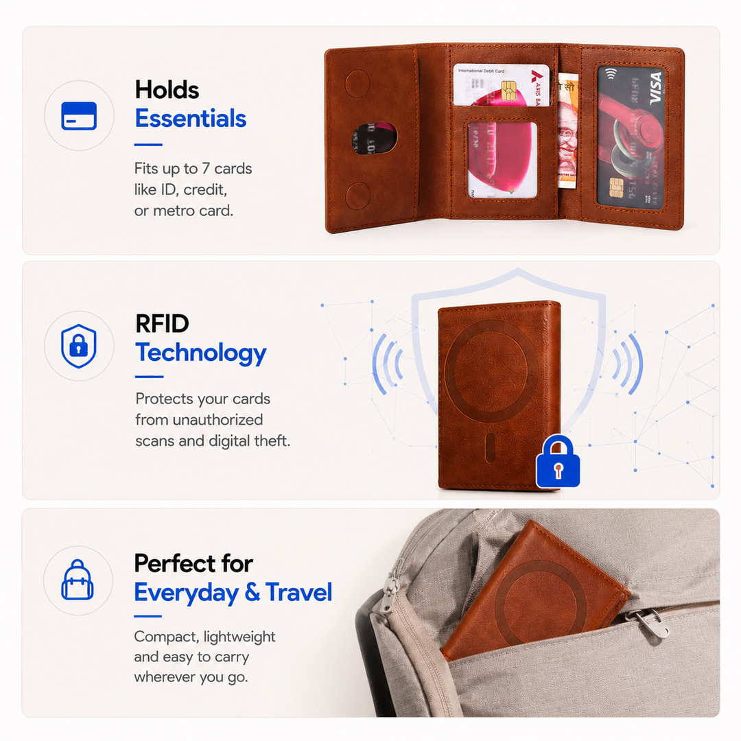 MagFold MagSafe Trifold Wallet