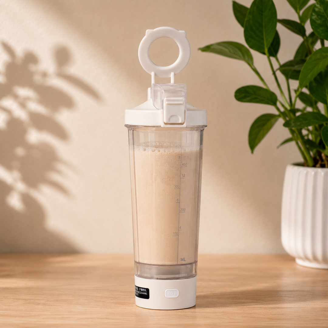 ShakerMate Electric Shaker with Magnetic Phone Stand