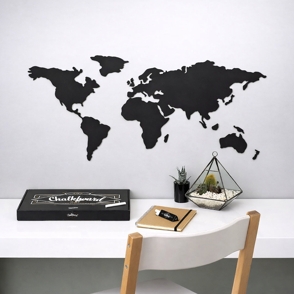 Chalkboard Map DIY