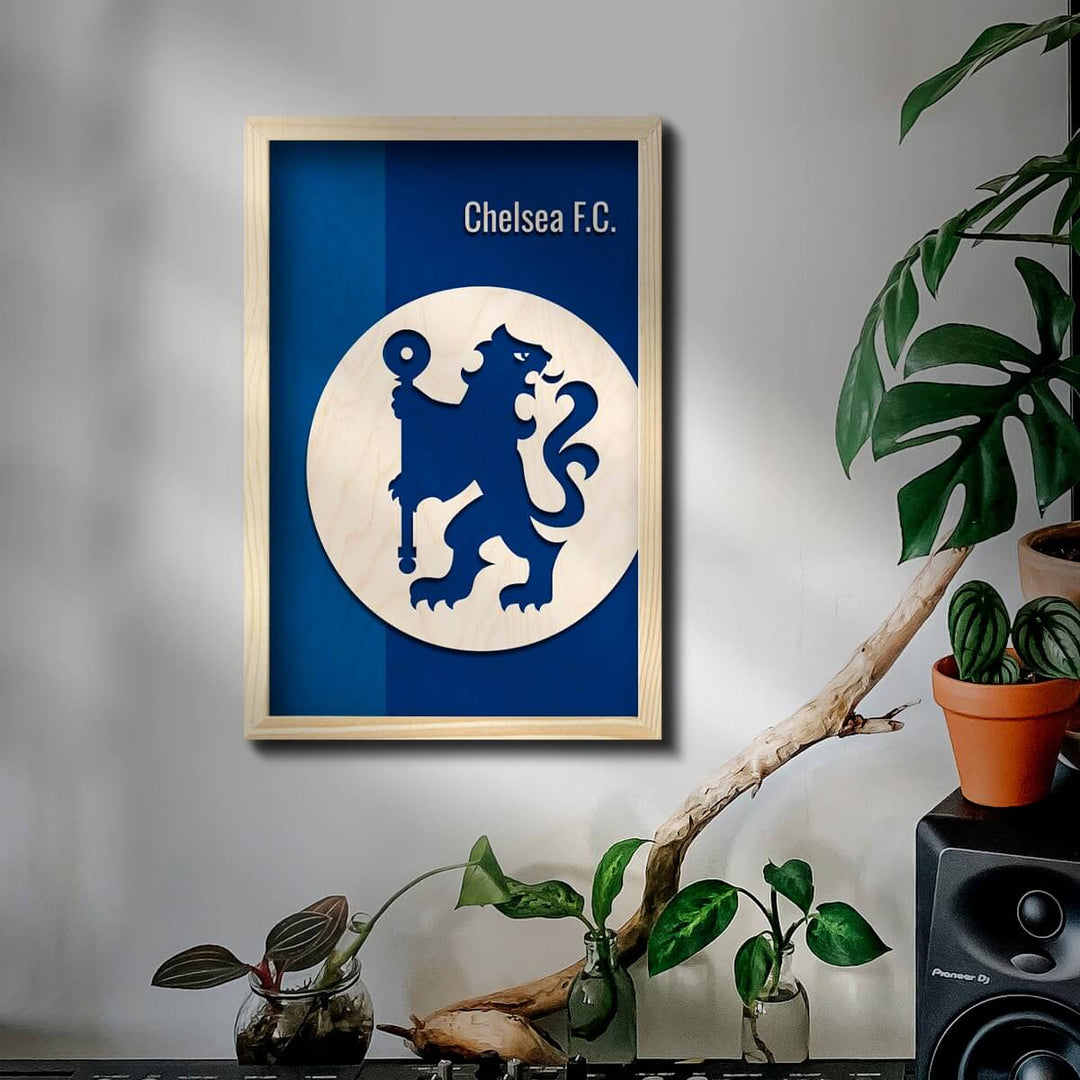 Chelsea F.C. Wooden Wall Art