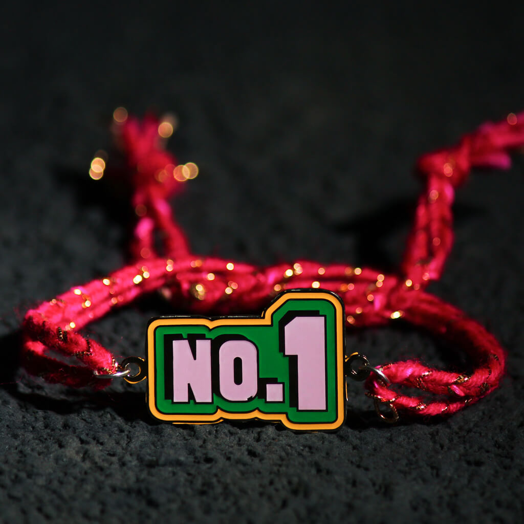 No.1 Metallic Rakhi