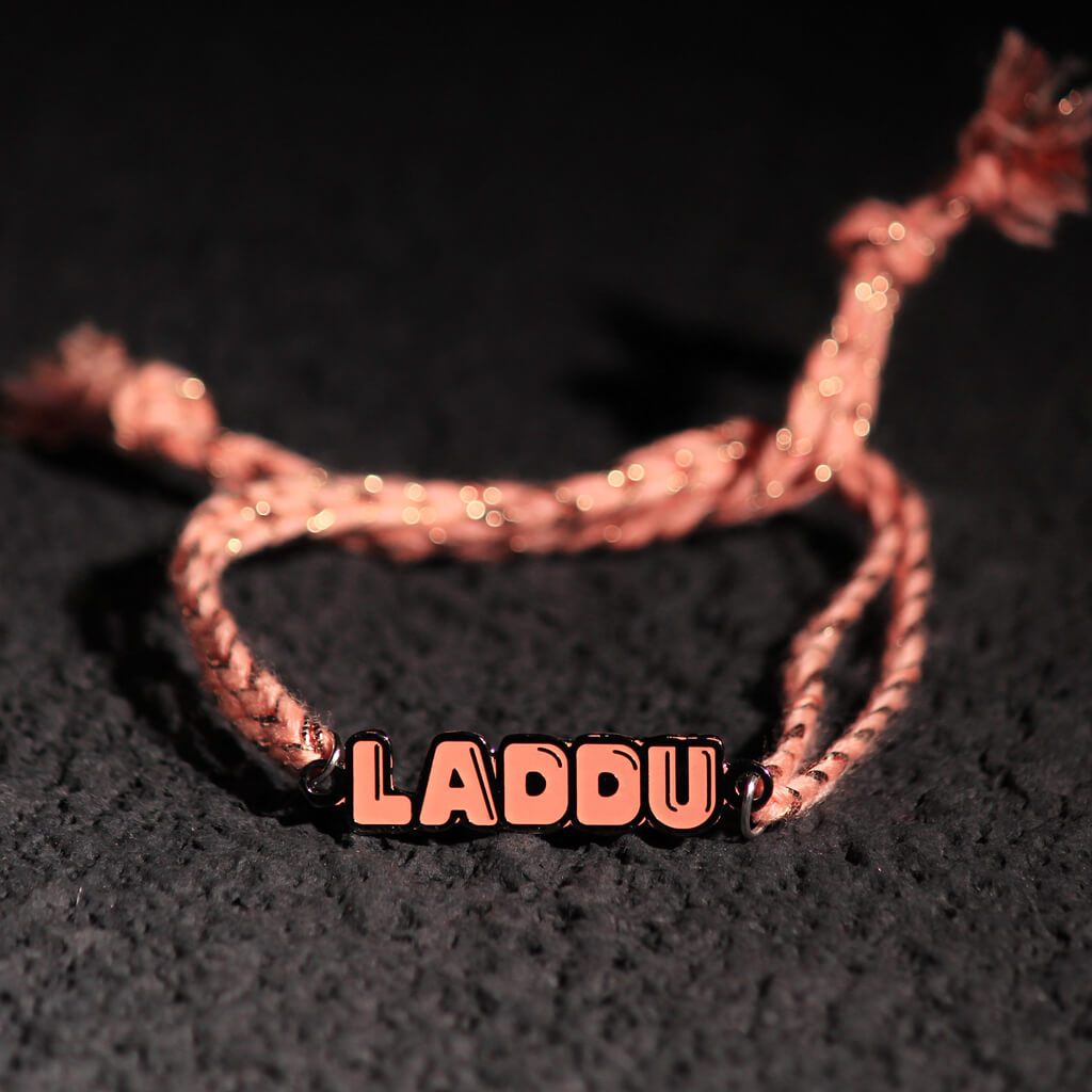 Laddu Metallic Rakhi