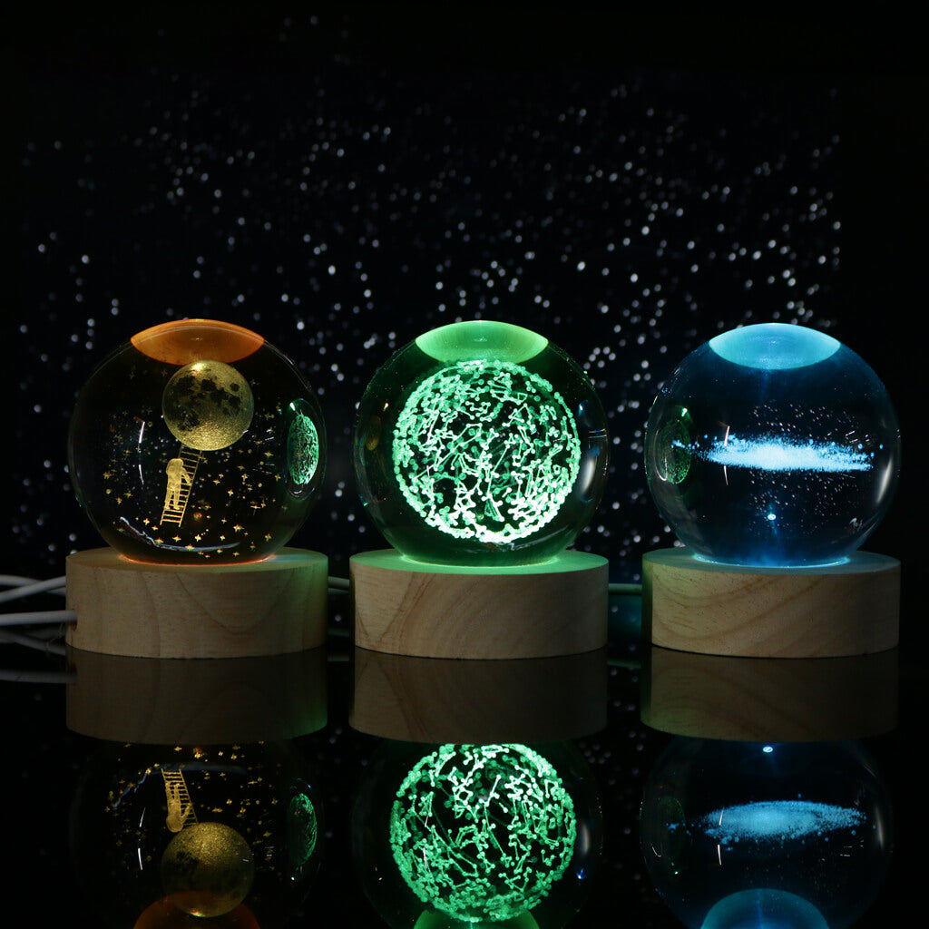 Crystal Ball Multicolor Lamp