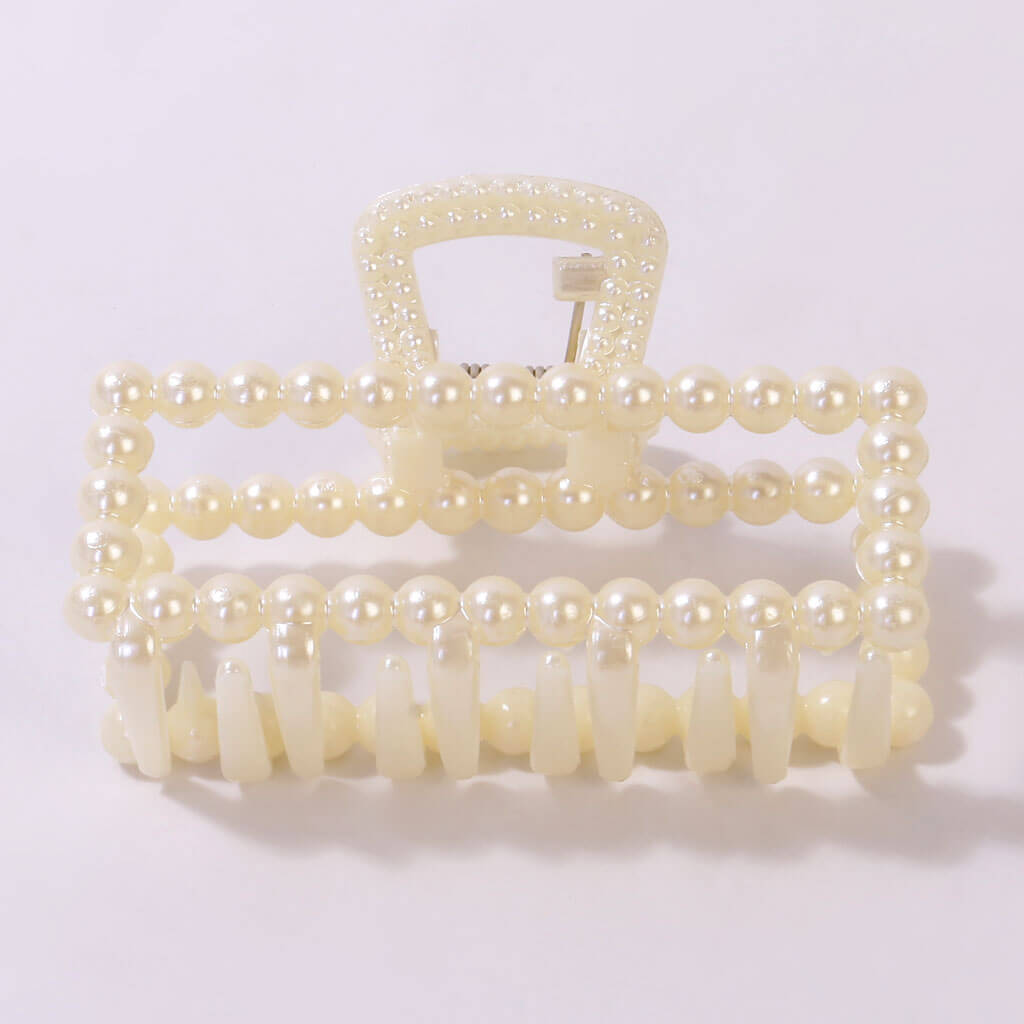 Pearl Claw Hair Clip - Set of 3