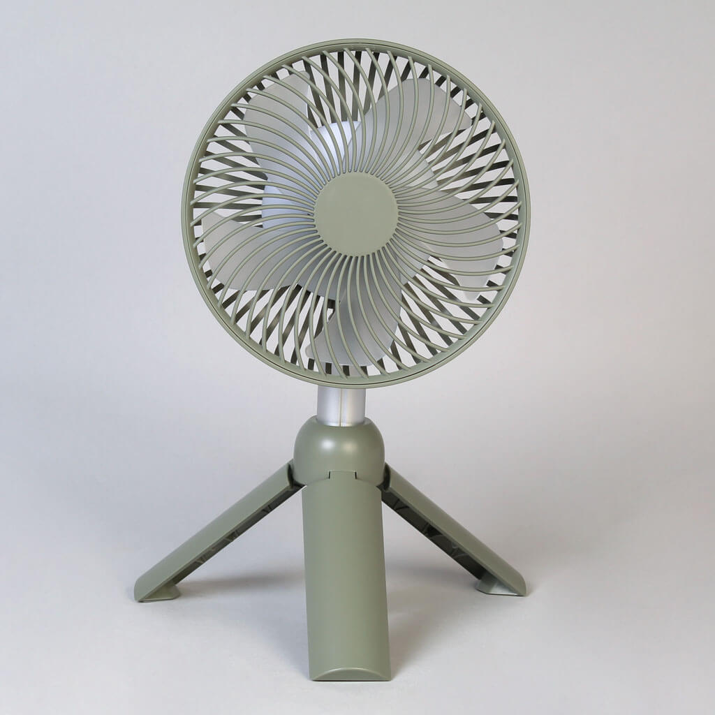 Portable Tripod Fan With Lamp