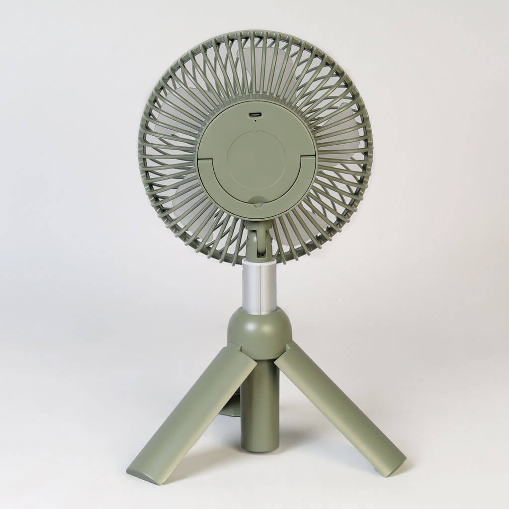 Portable Tripod Fan With Lamp