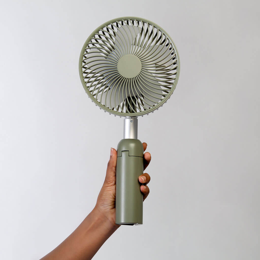 Portable Tripod Fan With Lamp