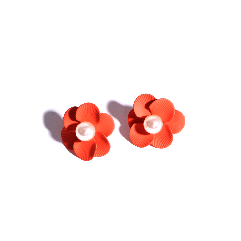 Pearl Kissed Petals Earrings