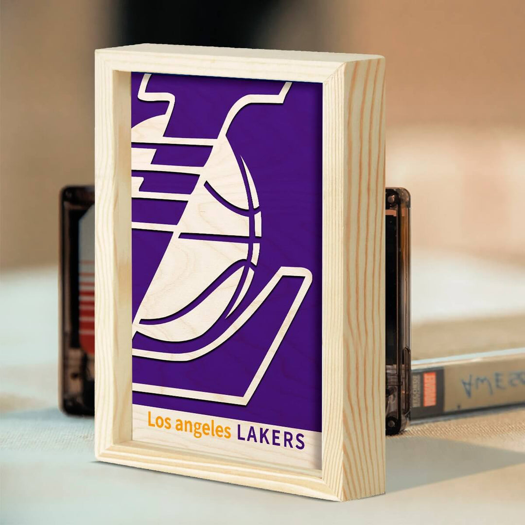 Los angeles Lakers Wooden Wall Art