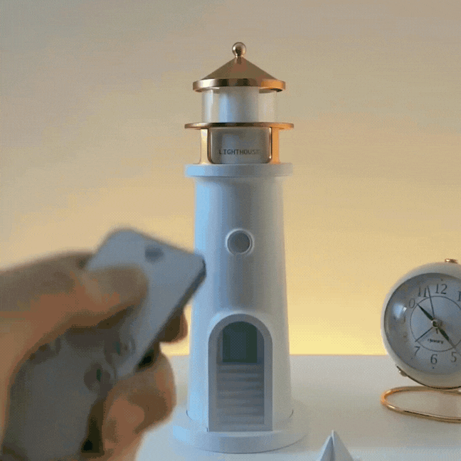 Lighthouse Lamp with Projector