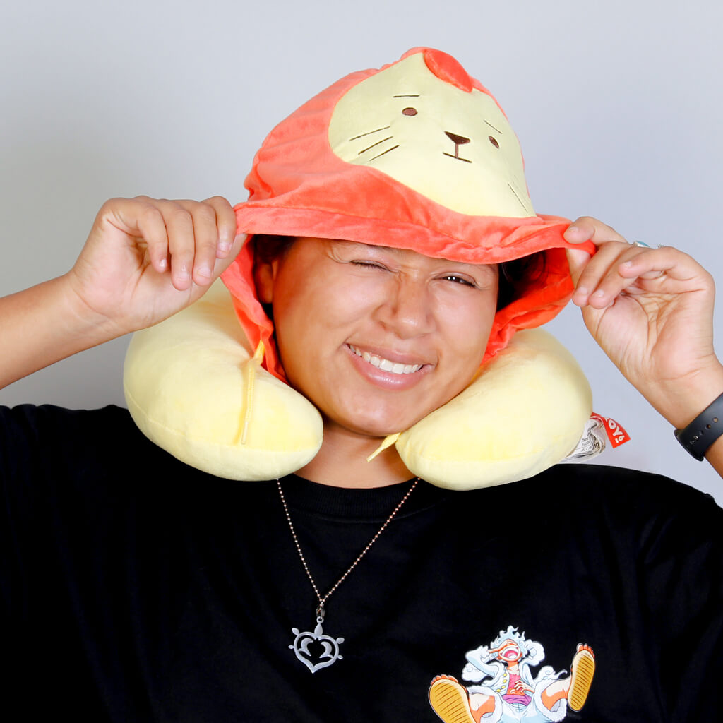 Animal Hoodie Travel Pillow