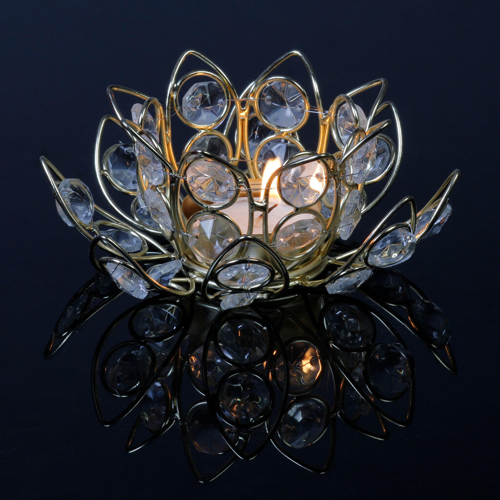 Crystal Stone Candle Holder