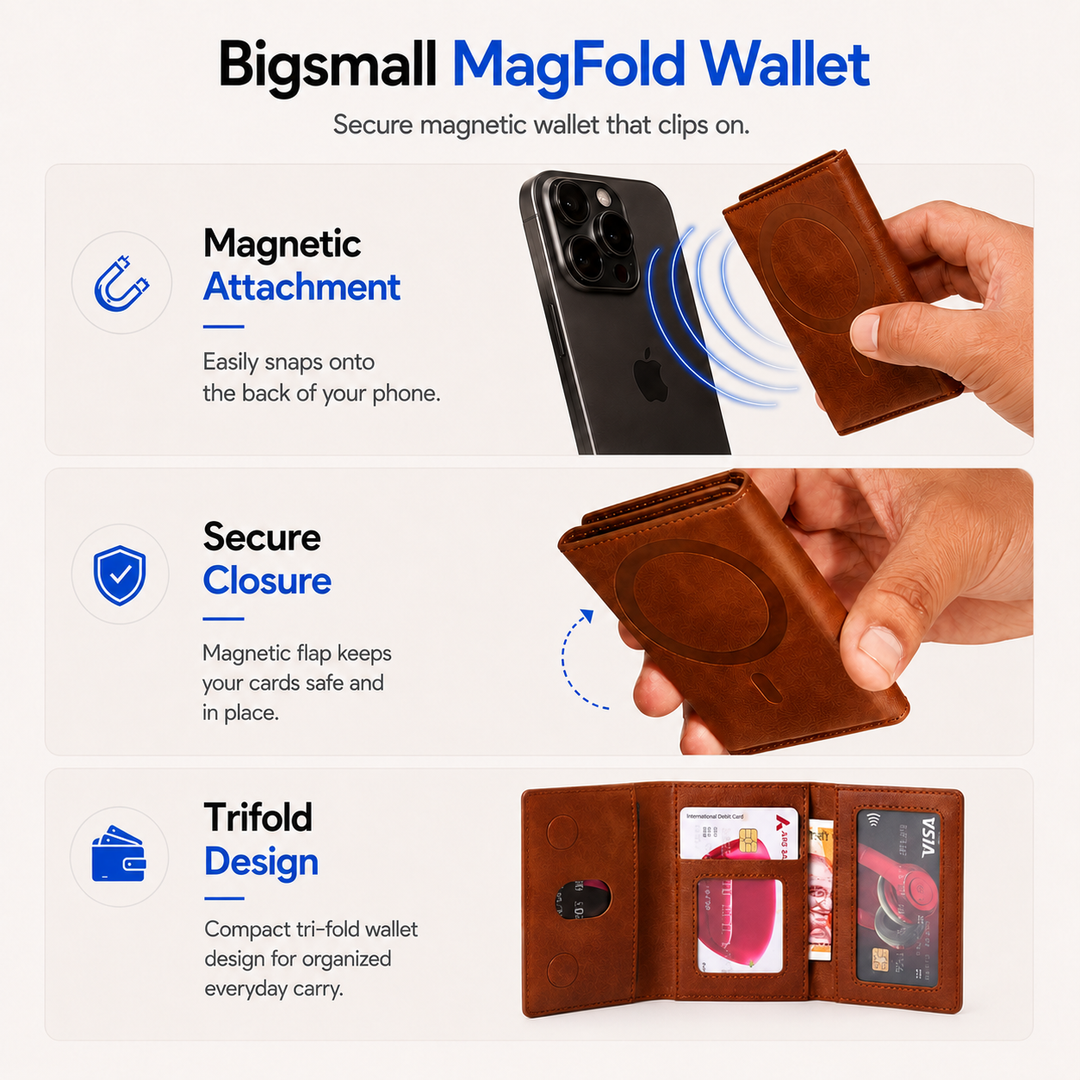 MagFold MagSafe Trifold Wallet