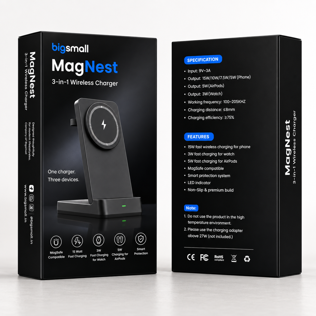MagNest 3-in-1 Wireless Charger