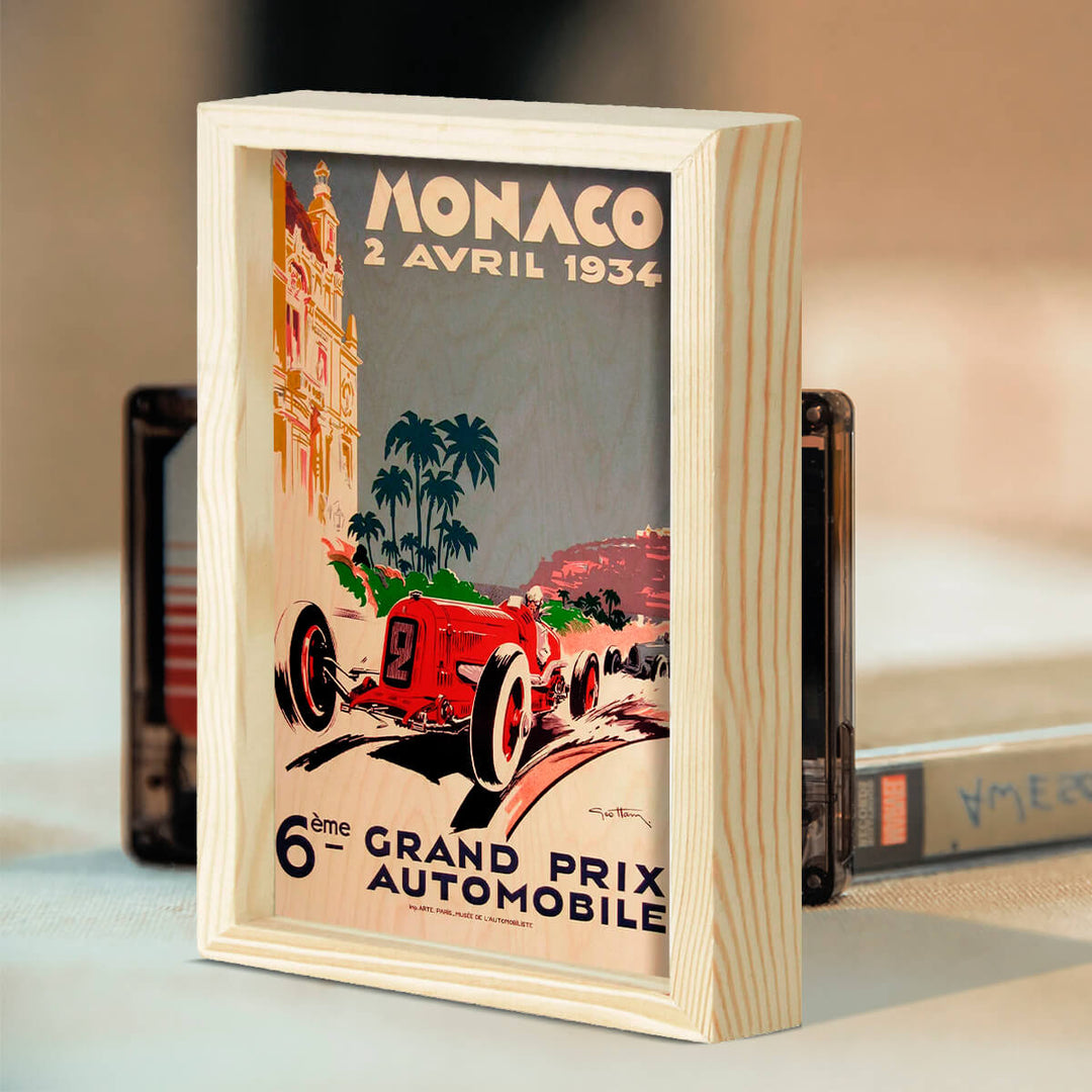Monaco Grand Prix Wooden Wall Art