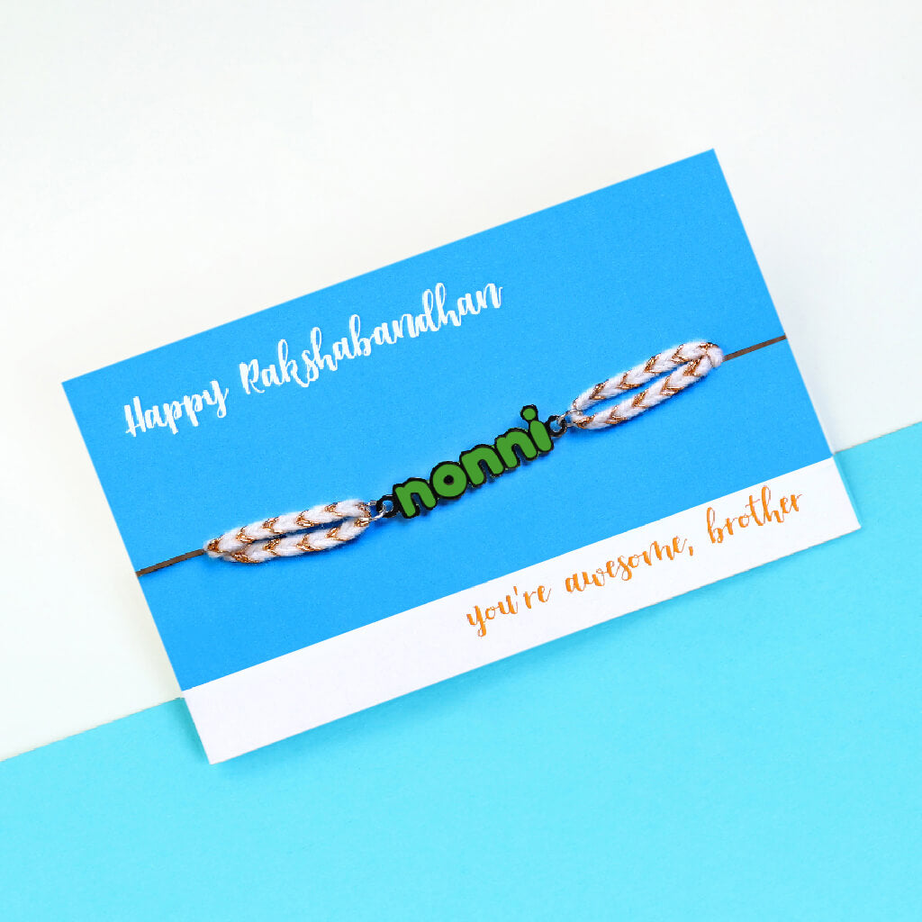 Nonni Mettalic Rakhi