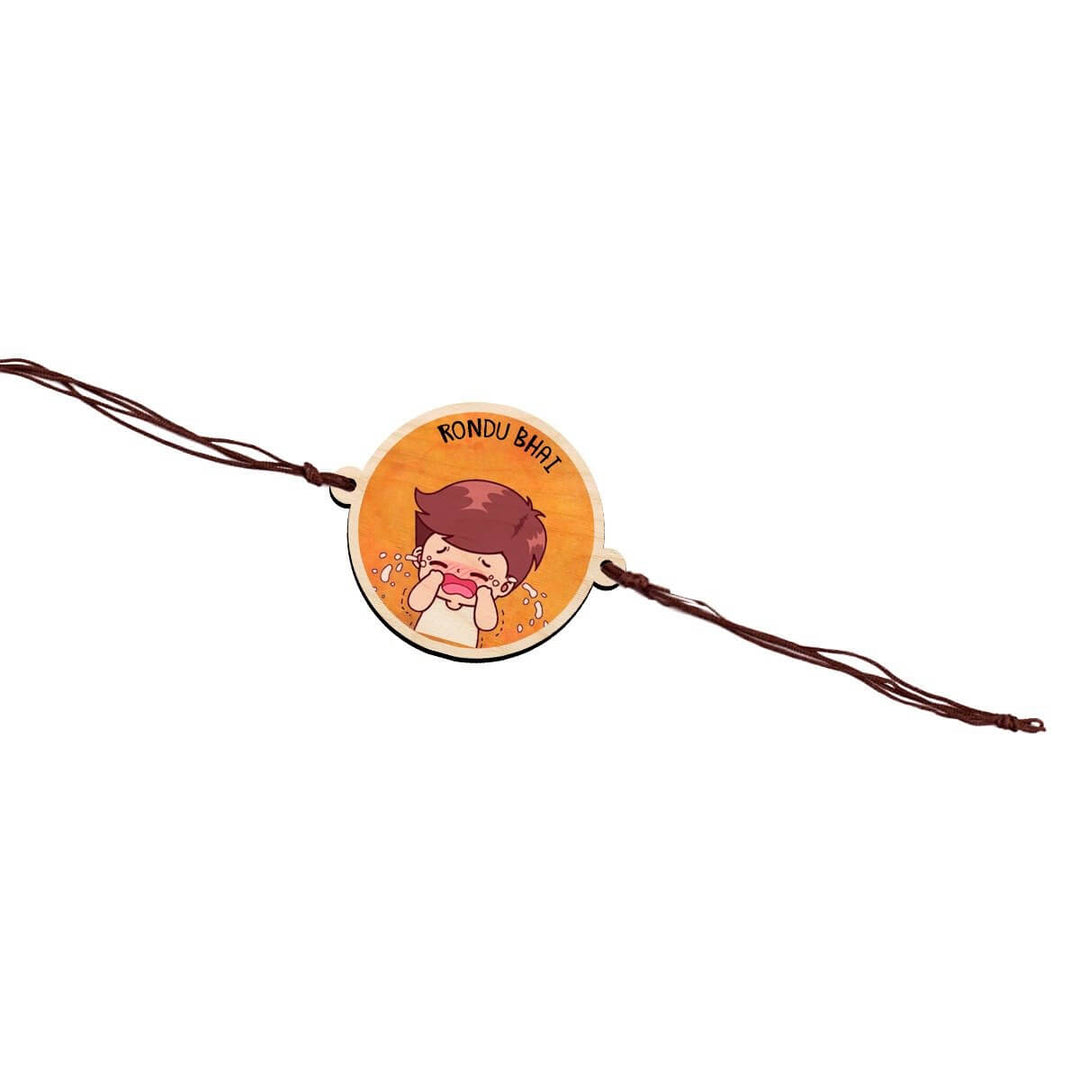 Rondu Bhai Wooden Rakhi