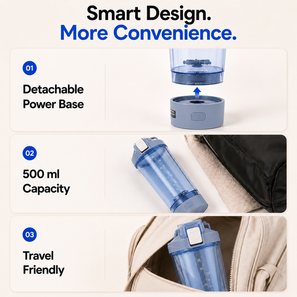 ShakerMate Electric Shaker with Magnetic Phone Stand