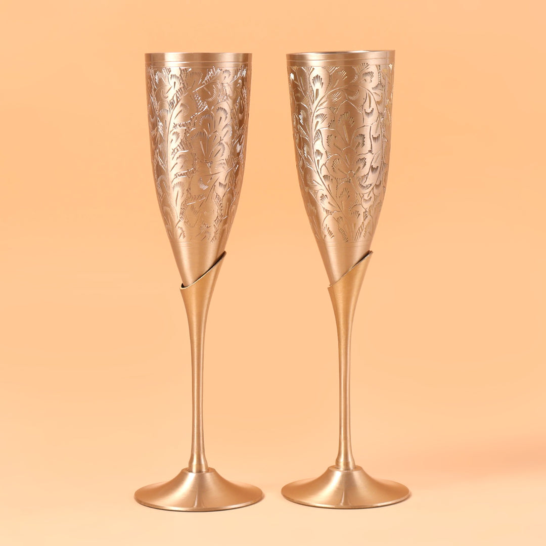 Brass Wine Glasses (Set of 2)