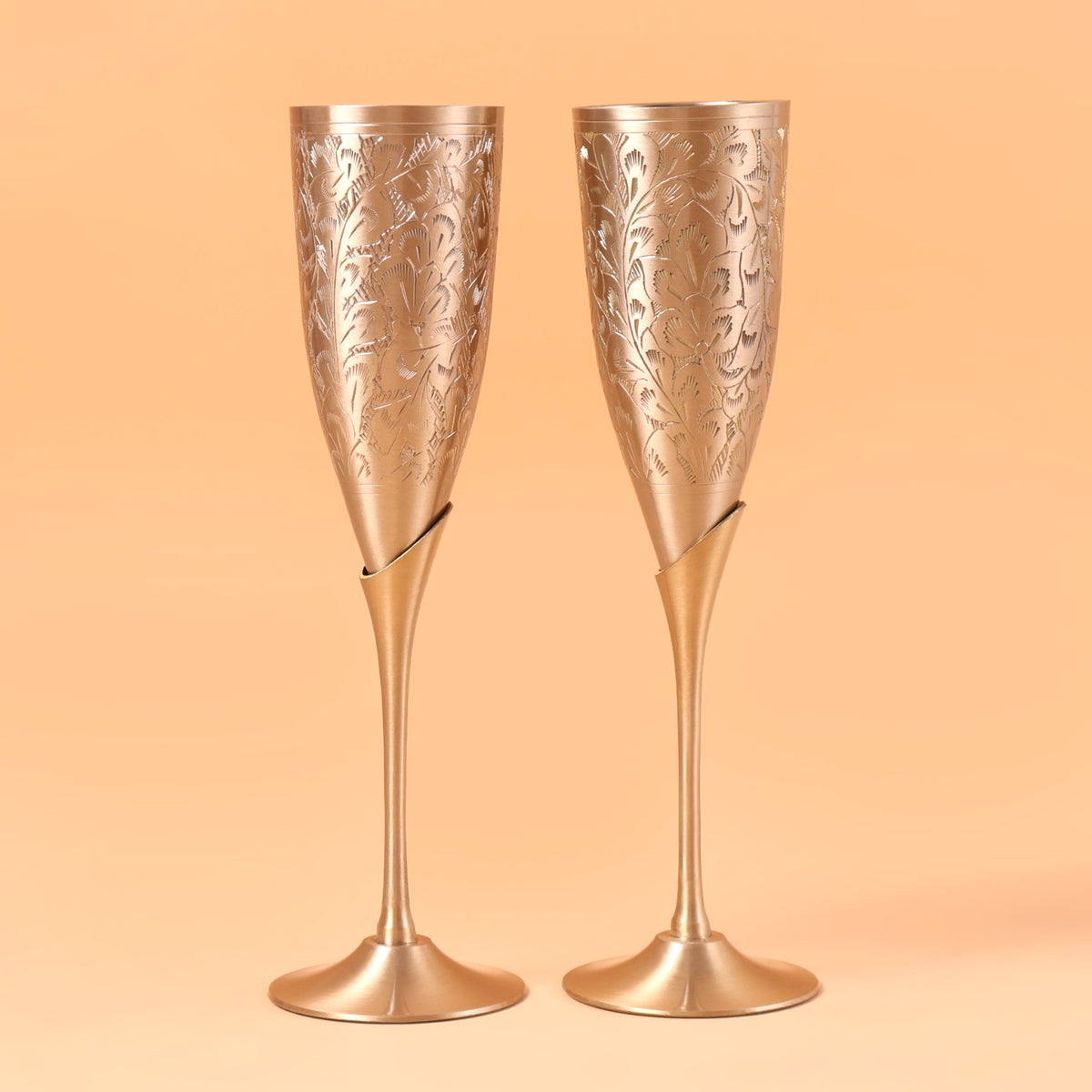 Brass Wine Glasses (Set of 2)