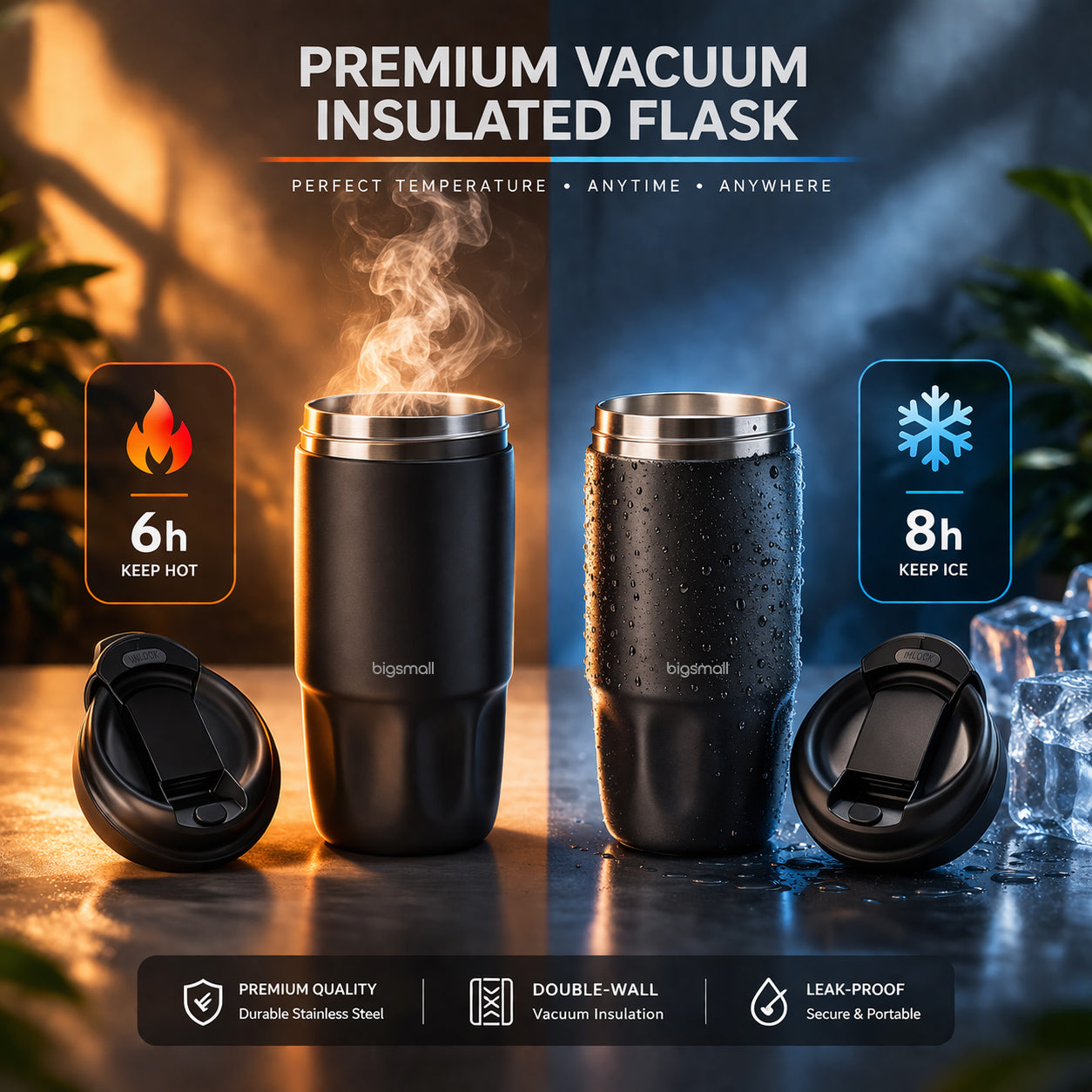 Bigsmall Arctic Flask