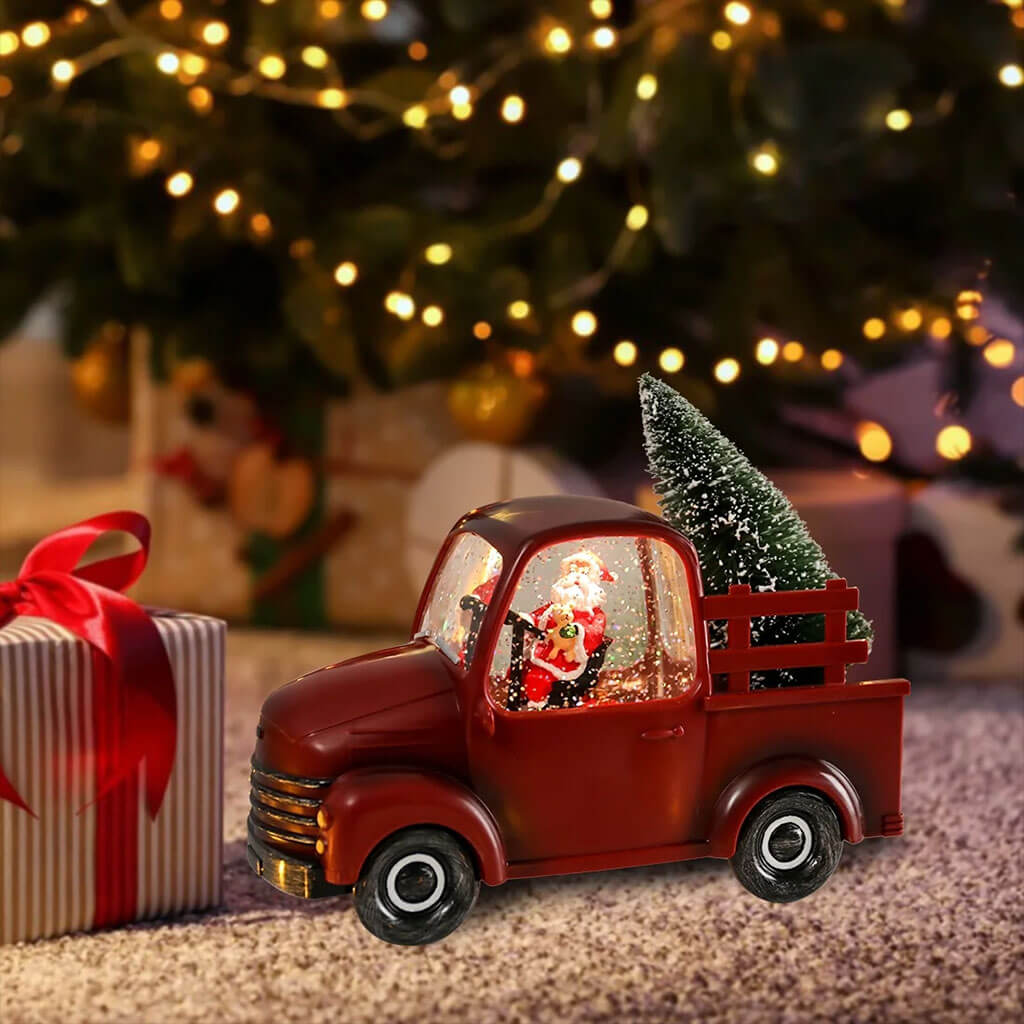 Santa Musical Truck With Lamp