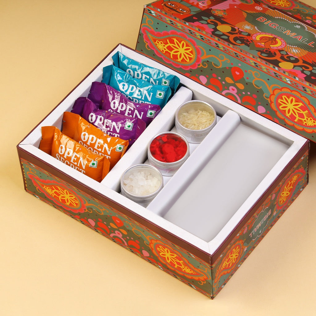 Gift Box Of Cookies & Roli Chawal